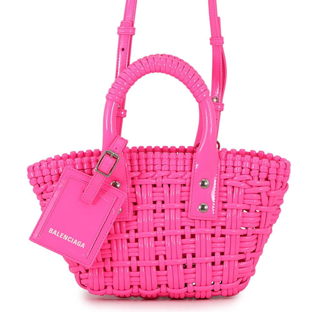 バレンシアガ ハンドバッグ パテントレザー ビストロXXS 678028 BALENCIAGA 2wayショルダーバッグ かごバッグ 【安心保証】 【中古】 バレンシアガ バッグ BALENCIAGA BAG｜ブランド腕時計専門店タイムゾーン