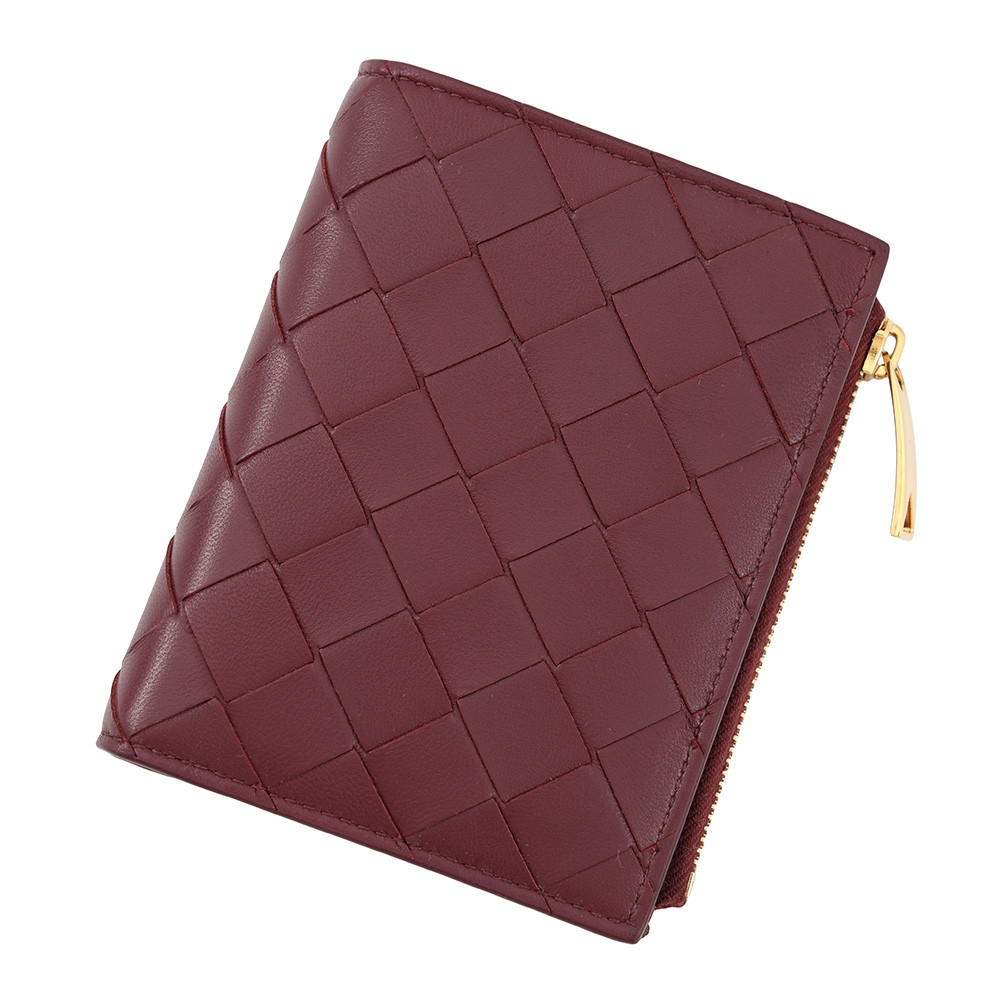 ボッテガヴェネタ 二つ折り財布 イントレチャート スモール 2つ折りウォレット ラムスキン BOTTEGA VENETA 【安心保証】 【中古】 ボッテガヴェネタ 財布 BOTTEGA VENETA WALLET｜ブランド腕時計専門店タイムゾーン