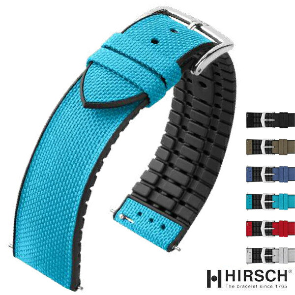 腕時計 時計ベルト 腕時計 交換ベルト 時計バンド ヒルシュ HIRSCH Arne アルネ 18mm,20mm,22mm 300M 耐水 水深防水 hi-0925090