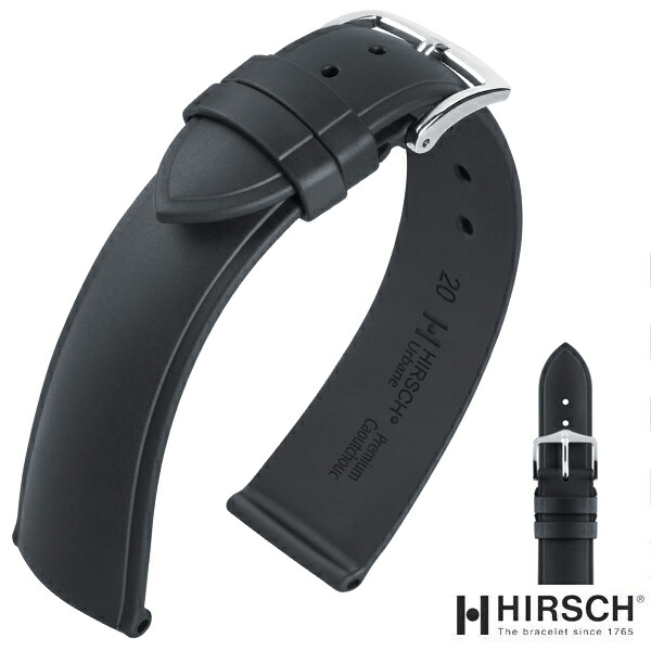 腕時計 時計ベルト 腕時計バンド メンズ バンド 交換 ウオッチ ヒルシュ HIRSCH URBANE アーバン ラバー 完全防水　20mm 22mm hi-404488 5と0のつく日:ポイント10倍&クーポン利用で5%OFF