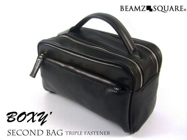 貨物輸送無料 BEAMZ SQUARE(ビームズスクエア)サフィアーノ 牛皮二番め御徒面子 BS-2405BK【かばん 鞄 メンズ 本革 牛皮 牛革 なめし革 成人男性用 ブランド名 bag 】 鞄 御徒面子 差し上げ物