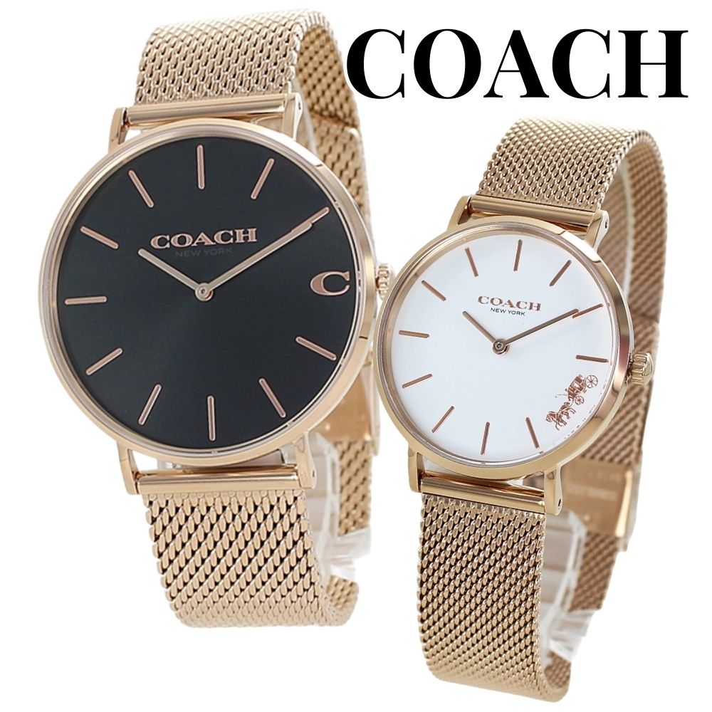 COACH コーチ職 ペアウォッチ メンズ レディース ウオッチ 手表 分かりやすい オシャレ 差し上げ物 差し上げ物 時辰儀 意中の女 夫婦関係 差し上げ物 喜ばれる 実用的 メッシュ胴締め 成年者 卒 はいり込む 腕時計-ペアウォッチ