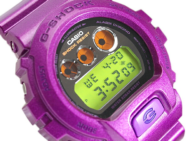 g shock purple green