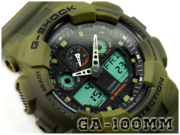 G-SHOCK - G-SHOCK カスタム GA100 カモフラ文字盤 カスタムGショック