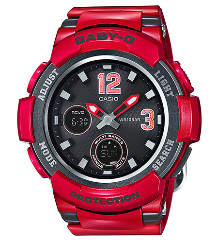 baby g red and black