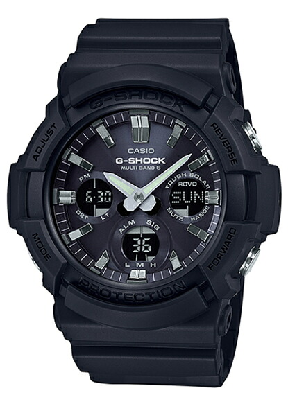 G-SHOCK Gショック ジーショック 電波ソーラー カシオ CASIO アナデジ 腕時計 オールブラック GAW-100B-1AJF【国内正規モデル】｜G専門店 G-SUPPLY（ジーサプライ）