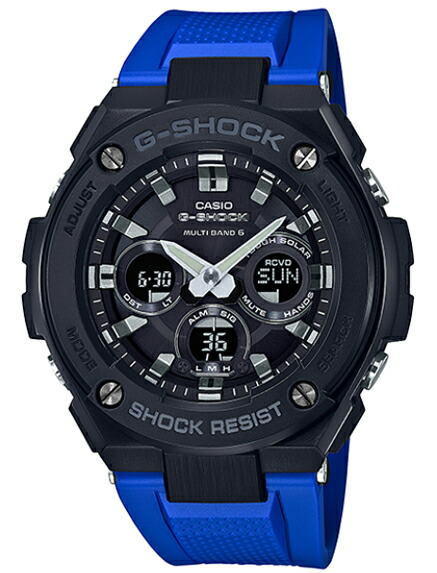 CASIO - CASIO G-SHOCK GST-W300G 腕時計 ウォッチ ブラック ブルーの+