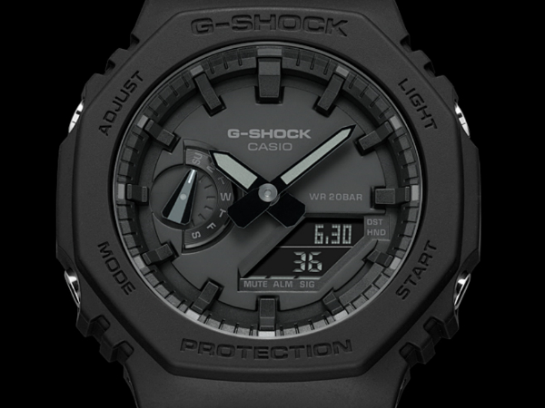 楽天市場 カシオーク 限定モデル G Shock Gショック ジーショック 逆輸入海外モデル カシオ Casio カーボンコアガード アナデジ 腕時計 オールブラック Ga 2100 1a1 G専門店 G Supply ジーサプライ