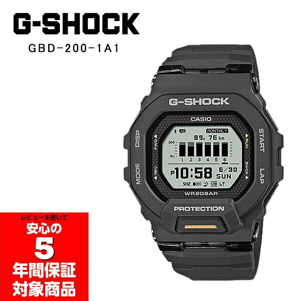【4/4～4/10 10％OFFクーポン配布中】G-SHOCK メンズ 腕時計 スマホ連動 ブラック GBD-200-1A1