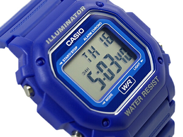 casio watch blue color