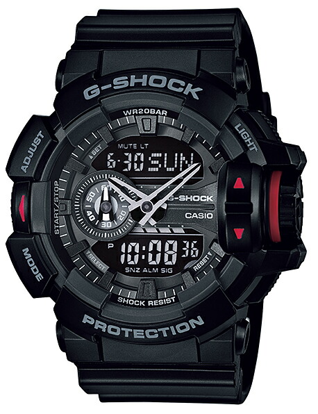 楽天市場】カシオ G-SHOCK 腕時計 メンズ Black & Red Series GA-400HR