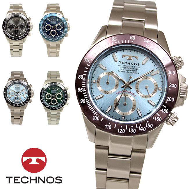 TECHNOS（時計） テクノス T9B86 タングステン＆ステンレス 三針