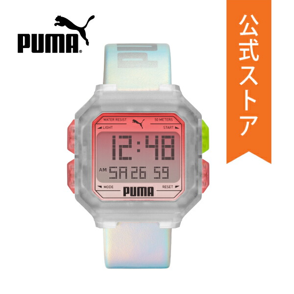 楽天市場 春の新作 プーマ 腕時計 デジタル レディース メンズ Puma 時計 P5037 Remix 公式 2年 保証 Watch Station International 公式