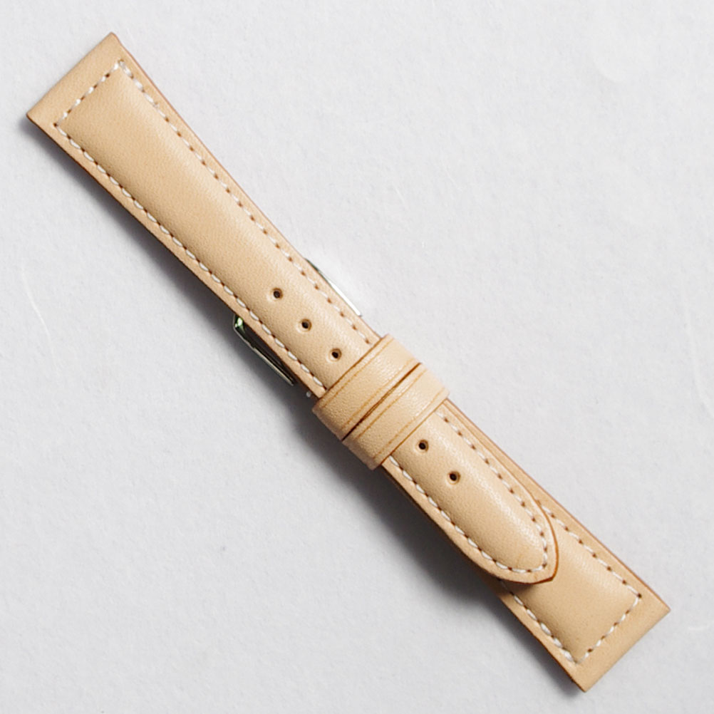 楽天市場 日本製 ヌメ革 栃木レザー Msn009n ナチュラル 21mm 22mm 腕時計 時計 ベルト バンド メンズ 本革 交換用 松重商店 時計ベルトと工具部品大阪松重商店