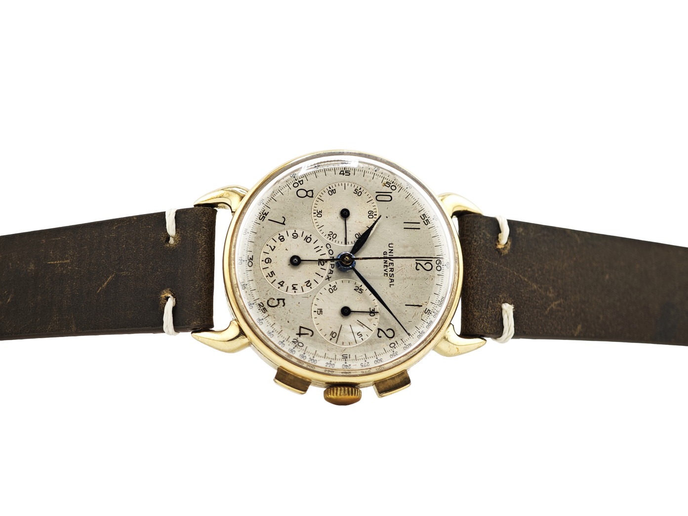 楽天市場】ユニバーサルジュネーブ トリコンパックス 14金無垢 Ref