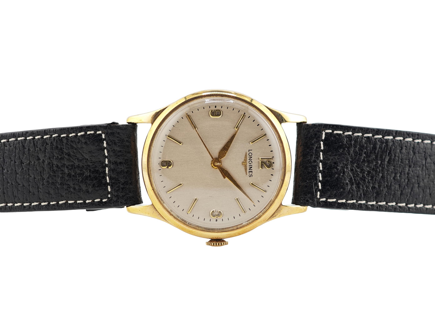 ロンジン デニソンケース 9K無垢 Ref.13322 \ LONGINES DENNISON case cal.12.68ZS 9ct gold｜WatchTender