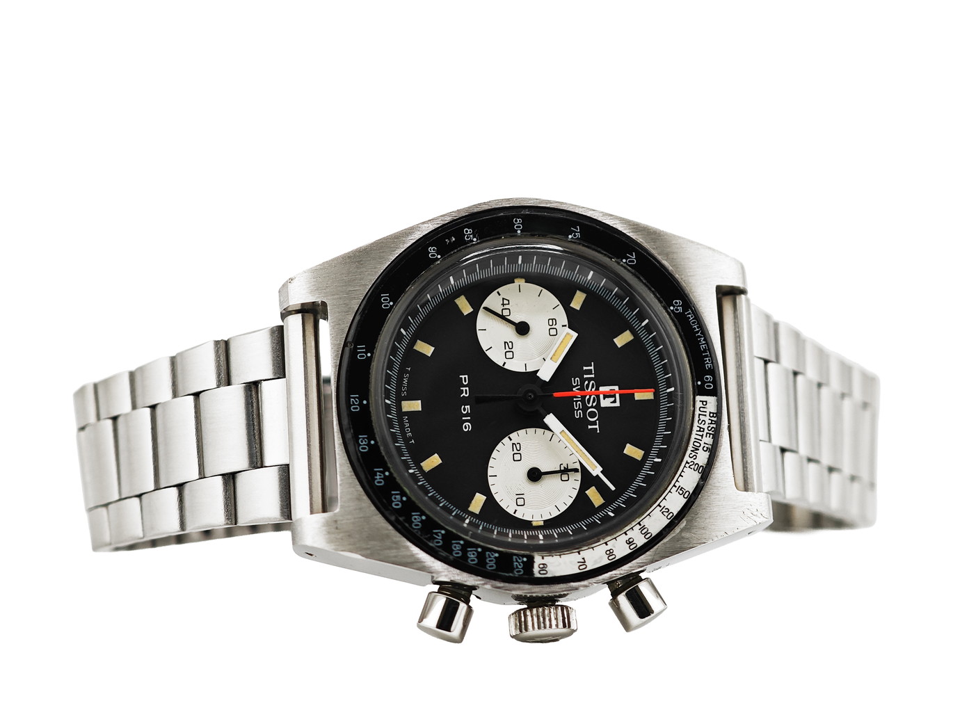 ティソ PR516 Ref.40528-2X キロカロリー.Lemania 872 / TISSOT PR516 Chronograph 70\u0027s
