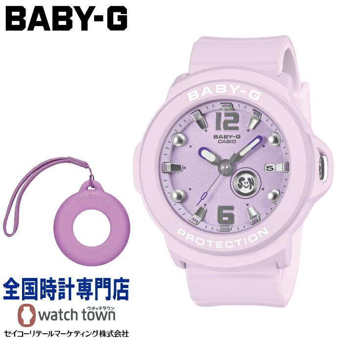 【０４月１７日発売予定 予約受付中】カシオ CASIO BABY-G＋PLUS BGA-15K-6AJR BGA-15 Series ストラップ付シリコーン専用ホルダー パステルカラー アラビックインデックス 10気圧防水 耐衝撃構造 レディス 腕時計