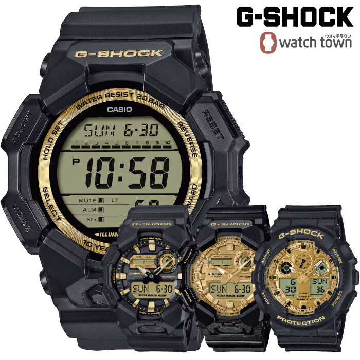 G-SHOCK GA-010GB-1A9JF　新品未使用 8月8日発売》G-SHOCK ブラック&ゴールド 10年バッテリー ビッグ
