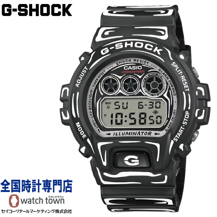 カシオ CASIO G-SHOCK DW-6900JV-1JR Joshua Videsコラボレーションモデル 6900 SERIES コミックタッチ 耐衝撃構造 20気圧防水 メンズ 腕時計