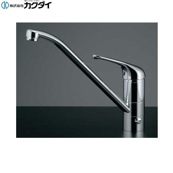 楽天市場】カクダイ KAKUDAI シングルレバー混合栓(分水孔つき)117-031