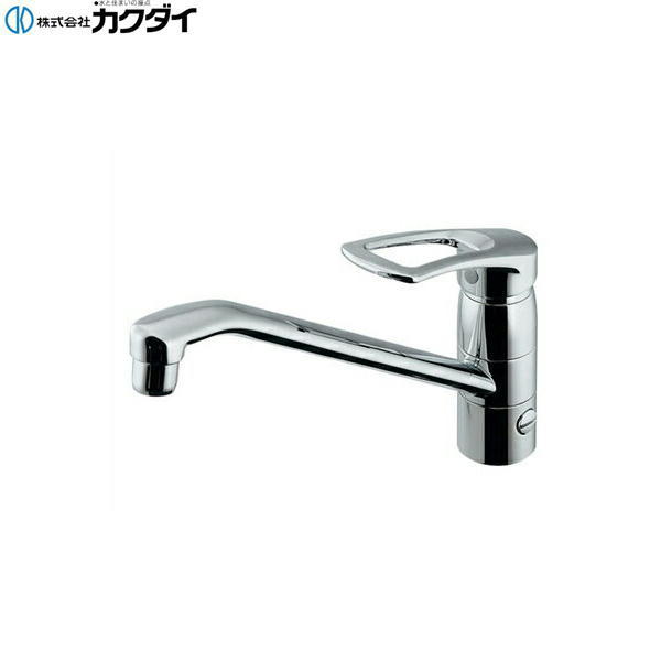 117-063K-180 カクダイ KAKUDAI シングルレバー混合栓 寒冷地仕様 分水孔つき 送料無料