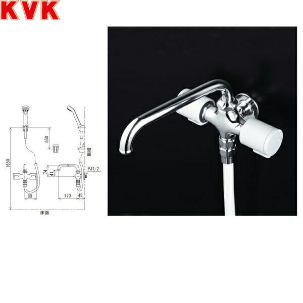 送料込 Kvk K18f バス用水栓金具浴室用設備 全品ポイント2倍 6 日 6 26 土 K18f Kvk浴室用水栓ハンドシャワー付水栓 シャワー専用タイプ 寒冷地仕様 送料無料 ハイカラン屋木材 建築資材 設備 全品ポイント2倍 6 日 6 26 土