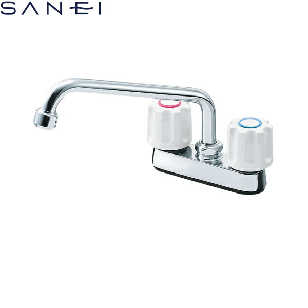 SK11-W-13 三栄水栓 SANEI 新品未使用 SANEI（サンエイ）レバー式立形自在水栓 90度開閉