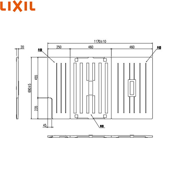 TB-120SKL リクシル LIXIL/INAX 風呂フタ(3枚1組) Lタイプ 送料無料｜ハイカラン屋 9,534円