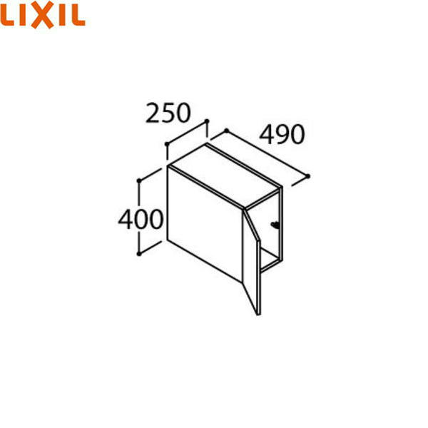 ARU-255C リクシル LIXIL/INAX PIARAピアラ アッパー押し入れ 間口250粍 標準尺度