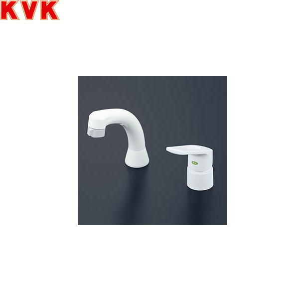 KM8007ZCNEC KVK洗面用シングルレバー式洗髪シャワー混合水栓 寒冷地仕様 ヒートン付 送料無料