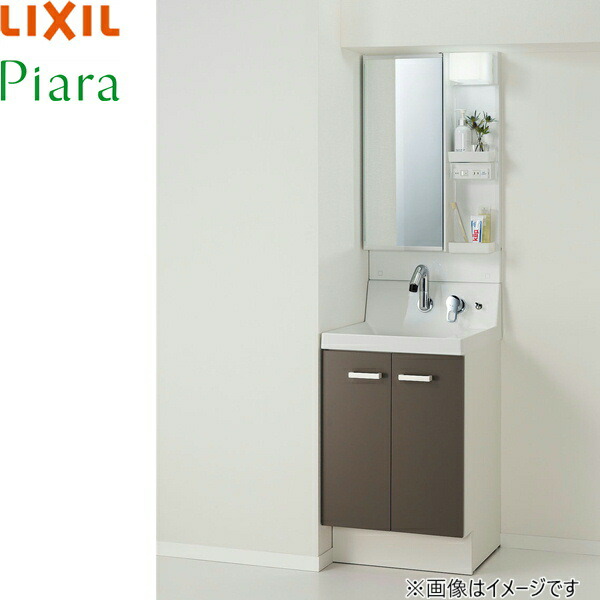 AR3N-505SY+MAR3-501TYJU リクシル LIXIL PIARAピアラ 洗面化粧台化粧台セット15 本体間口500mm スタンダード 送料無料
