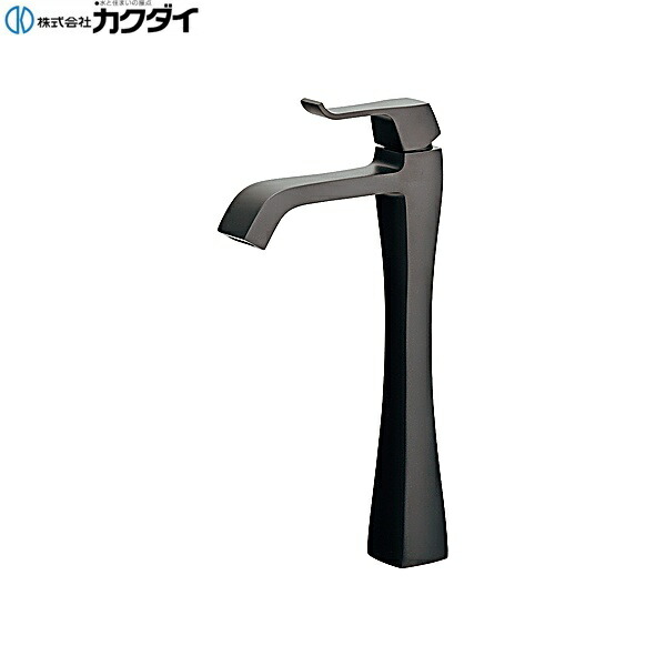 【製造会社店卸し資産境界線/廃盤品特価売りわたす】716-240-D カクダイ 立水栓(トール・マットブラック) 貨物輸送無料