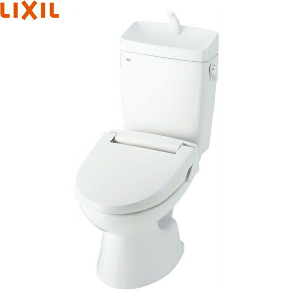 BC-110PTU+DT-5800BL/BW1 リクシル LIXIL/INAX 一般洋風便器セット 手洗付・便座無し 床上排水タイプ ピュアホワイト 送料無料