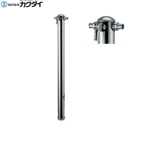 楽天市場】624-204 カクダイ KAKUDAI ステンレス双口混合栓柱