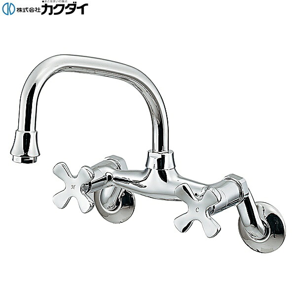 124-109 カクダイ KAKUDAI 2ハンドル混合栓 送料無料｜ハイカラン屋 17,749円