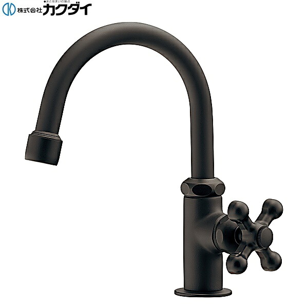 719-131-MD カクダイ KAKUDAI 泡沫立形スワン水栓 送料無料｜ハイカラン屋