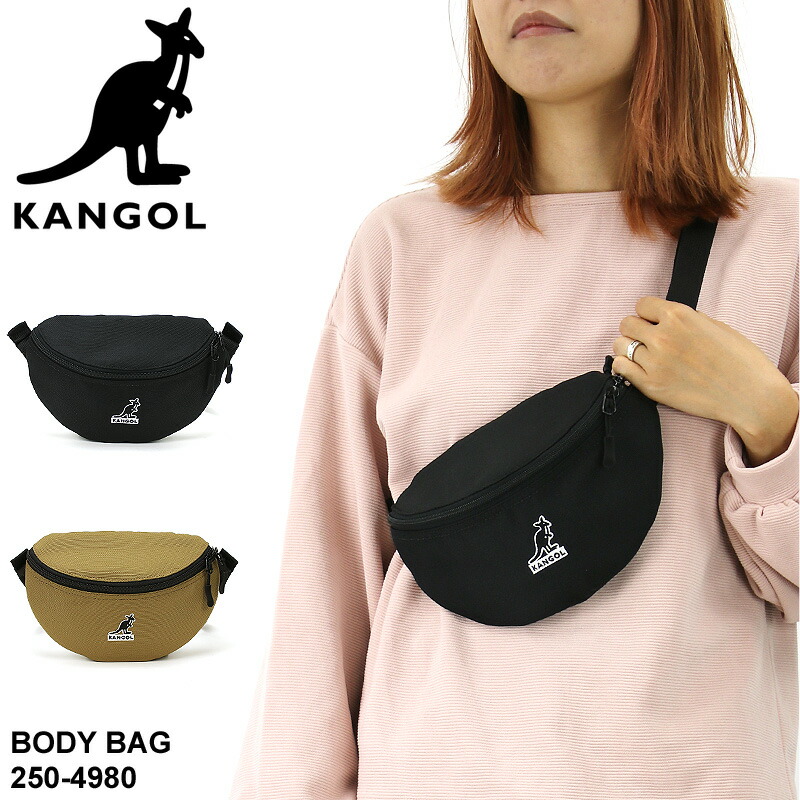 KANGOL カンゴール BARTER バーター ボディバッグ ワンショルダーバッグ 斜め掛けバッグ ポーチ メンズ 男性 レディース 女性  男女兼用 普段使い タウン 旅行 トラベル フェス アウトドア 軽量 ブランド オシャレ 人気 カジュアル ポリエステル 250-4980 ...