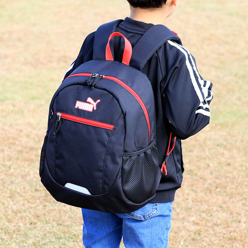 爆買い Puma プーマ エイダン キッズリュック 12l J141 B5 撥水加工 リフレクター 12リットル 幼稚園 小学生 低学年 男の子 幼児 保育園 リュックサック デイパック リュック キッズ ジュニア こども 子ども 子供 カッコイイ スポーツブランド ブランド Qdtek Vn