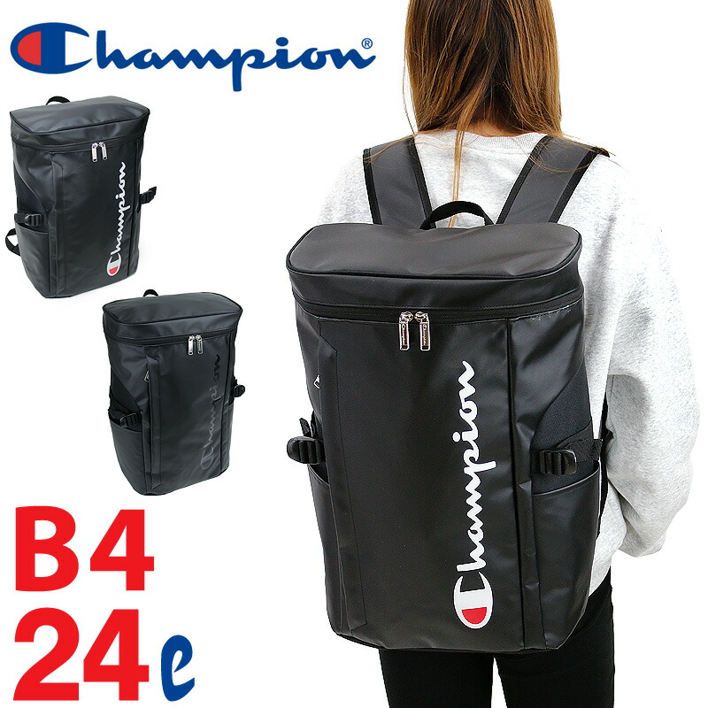 安い購入 楽天市場 チャンピオン Champion バケット リュック スクエアリュック デイパック リュックサック レディース メンズ 男女兼用 24l B4 撥水 普段使い デイリー 通勤 通学 スポーツ 部活 学生 高校生 中学生 大学生 女子 男子 おしゃれ 大容量