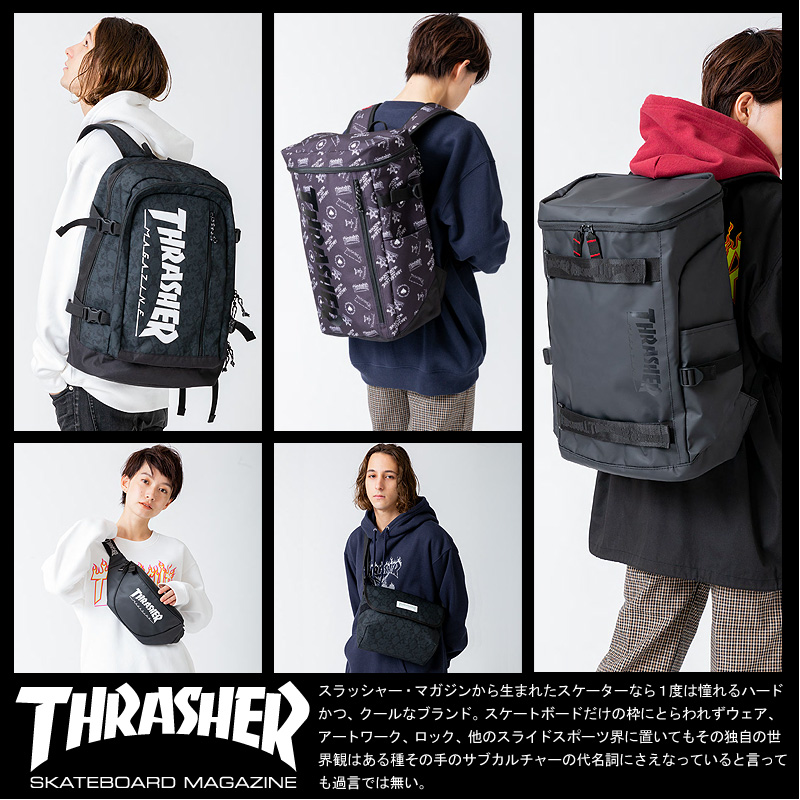 スラッシャー デイパック Benchmark 大学生 スクエアリュック Thrasher ベンチマーク リュックサック 普段使い 人気 B4 デイパック バックパック 通勤 25l タウン 通学 カジュアル オシャレ 撥水 軽量 メンズ レディース 男女兼用 大学生 高校生 中学生 人気 定番