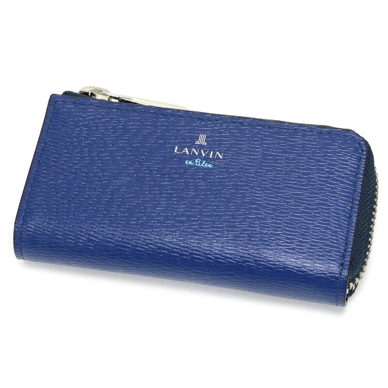 ランバンオンブルー キーケース 4連 579602 Bleu LANVIN en さいふ ウォレット オシャレ カジュアル サイフ スマートキー  タウン デイリー トラベル ビジネス ブランド メンズ レザー ワグラム 人気 旅行 普段使い 本革 牛革 財布 通勤 革 革小物 特別セーフ  LANVIN