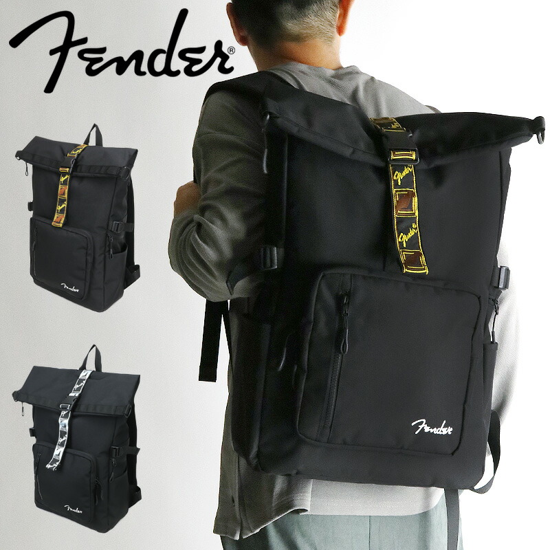 どろ除け 背嚢 メンズ 背嚢 Fender 950-6056 デイパック うしろ側容器に並べる 口折れ背嚢 17L 17リッター モノグラムストラップ  A3 B4 A4 マイコン納める コーデュラ 通い 通学 旅する 運動競技 思わしい 軽さ レディース 成人男性 成人女性 男女兼用 オシャレ 心地好い 一般受け