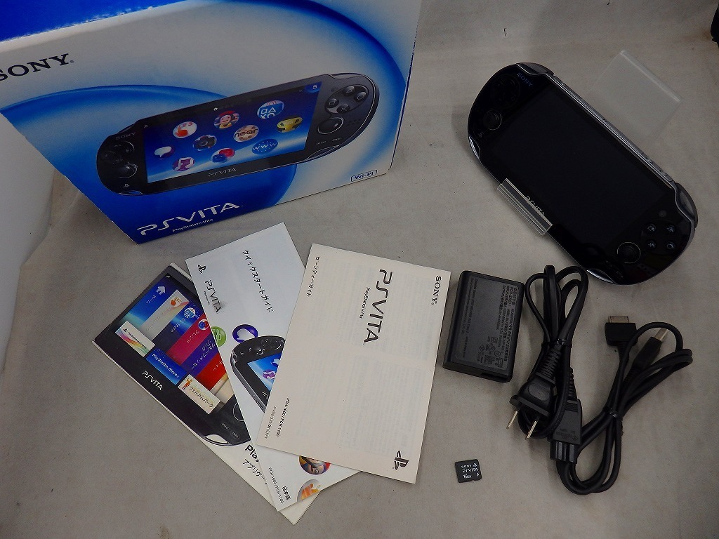 楽天市場 ソニー Sony Ps Vita Wi Fiモデル ブラック Pch 1000za01 中古 ワットマン楽天市場店