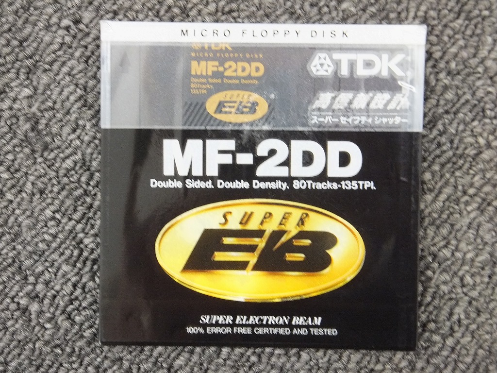 楽天市場】【未使用】 ティーディーケー TDK 【未使用・未開封】 2DD フロッピーディスク 1枚パック MF-2DD-SEB :  ワットマン楽天市場店