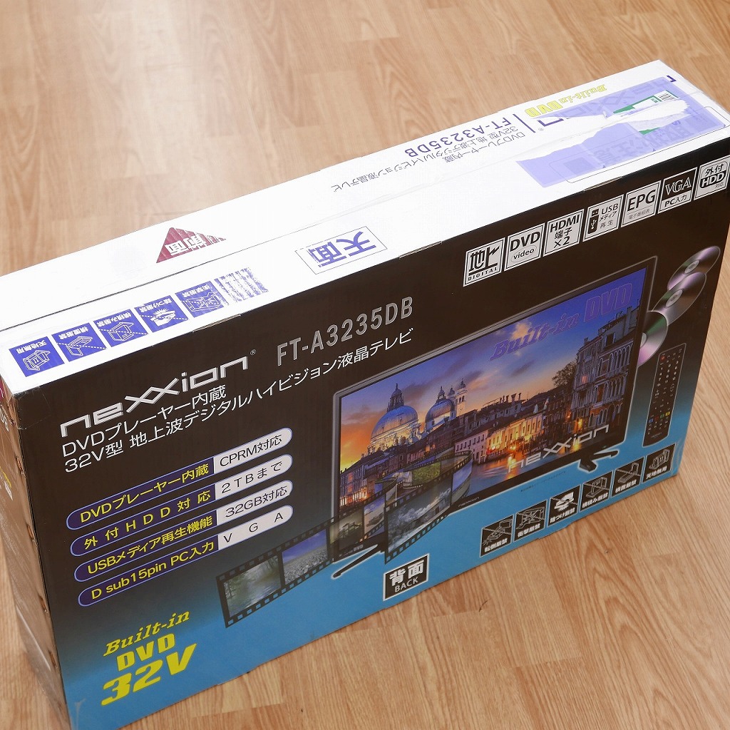 卓越 DVDプレーヤー内蔵 NEXXION 液晶テレビ 32Ｖ FT-A3235DB テレビ