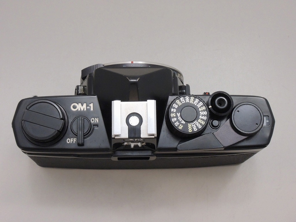 オリンパスOLYMPUSフィルム一眼レフカメラボディブラックOM-1MD【中古】