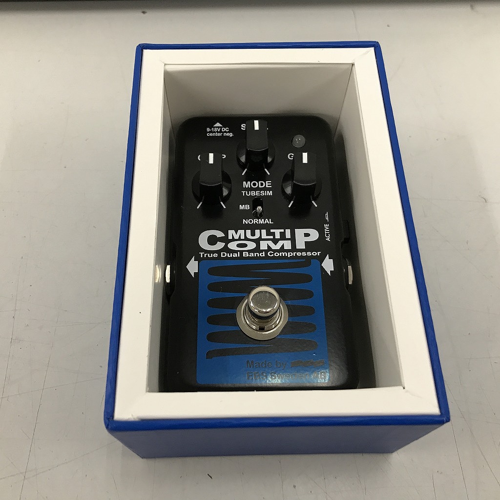 イービーエスEBSMultiCompBlueLabelベース用エフェクターコンプレッサー【中古】