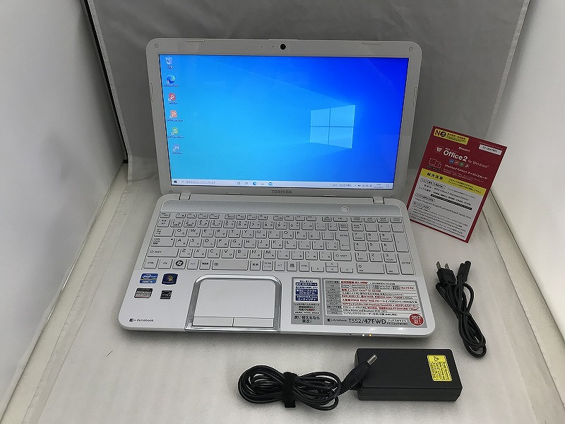 東芝 TOSHIBA ノートパソコン Windows10Home Core i5-3210 dynabook T552 47FWD