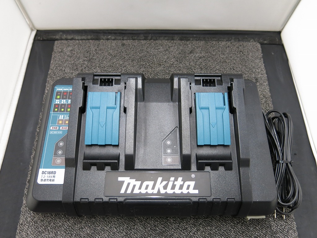 種類豊富な品揃え マキタ 2口充電器 DC18RD 純正 二口 急速充電器 DC18RF BL1860 BL1460 